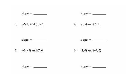 Slope From Two Points Worksheet - Worksheets By Math Crush Graphing
