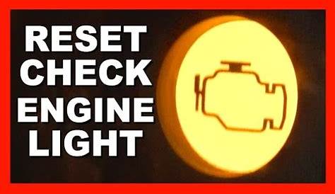 ford f150 check engine light reset