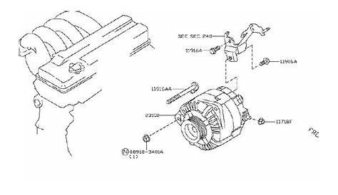 Nissan Maxima Alternator. System, Electrical - 23100-7Y020 | NISSAN