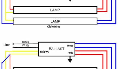 two fluorescent lamp circuit diagram