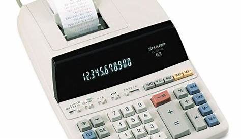 sharp el 1197piii 12 digit calculator manual