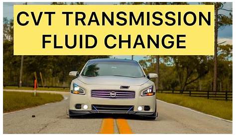 2014 Nissan Maxima Transmission Fluid Change