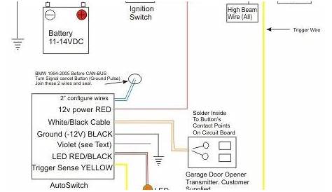 garage door wiring for sensors