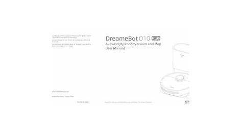 DREAMETECH DREAMEBOT D10 PLUS USER MANUAL Pdf Download | ManualsLib