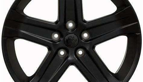 22" Fits Dodge Ram 1500 Style Replica Wheels Rims - Matte Black Set of