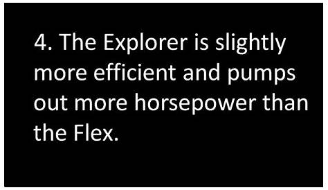 ford flex vs explorer