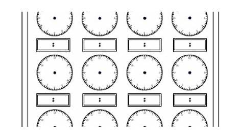 24 hour time printable | Math lessons, Clock worksheets, Kindergarten math