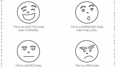 identifying emotions worksheet