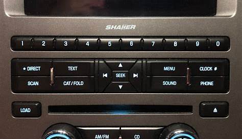 ford mustang stereo