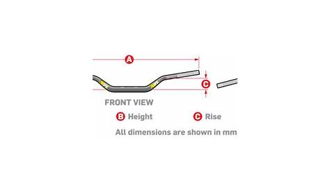 Size Chart: pro-taper-handlebars-size-chart | FortNine Canada