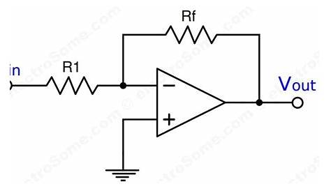 diagram of common op amp circuits
