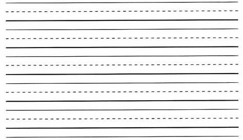 Printable Handwriting Worksheets for 1st Graders | Handwriting paper