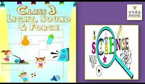 light sound and force class 3 worksheet