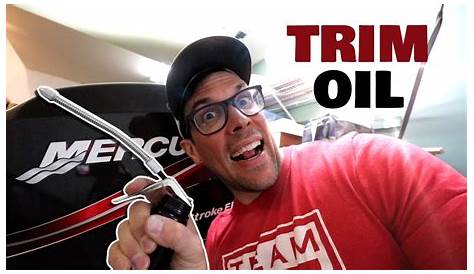 how to manually trim outboard motor
