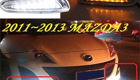 2011~2013y for mazda3 mazda 3 daytime Light LED DRL for Mazda3 fog
