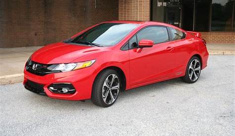 red honda civic coupe