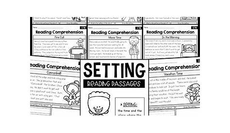 Reading Comprehension Passages - Story Elements by Kaitlynn Albani
