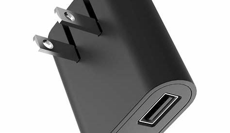 iHome Ultra Boost AC Pro 18W 2-Port Slim Wall Charger, Black