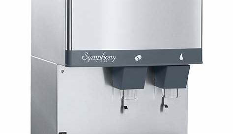 Follett 110CM-NI-L Symphony Plus Series 110 lb. Manual Fill Countertop