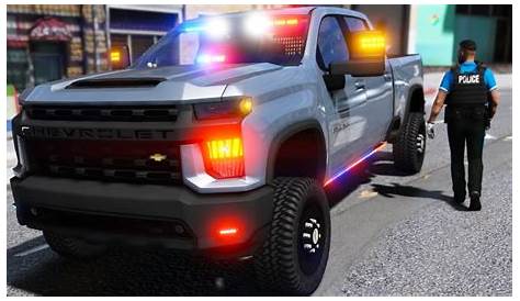 Undercover 2020 Chevy Super duty Pick up Patrol Calls and Police Pursuits GTA 5 LSPDFR Mods