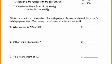 Proportional And Nonproportional Relationships Worksheet — db-excel.com