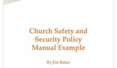 church safety team policy and procedures - shetlar-vold