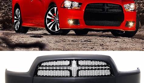 Compatible with 11-14 Dodge Charger SRT Conversion Front Bumper Cover