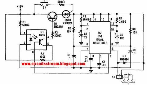 Build a Burglar Alarm With Timed Shutoff Circuit Diagram | Electronic
