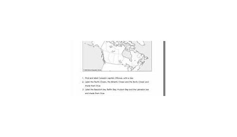 geography worksheets 5th grade