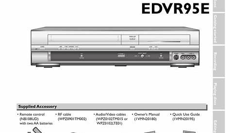 EMERSON EDVR95E OWNER'S MANUAL Pdf Download | ManualsLib