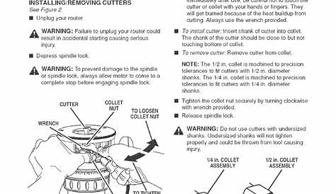 Adjustments | Craftsman 315.269210 User Manual | Page 9 / 22