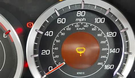 honda accord brake light on dashboard