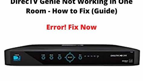 DirecTV Genie Not Working in One Room - How to Fix (Guide)