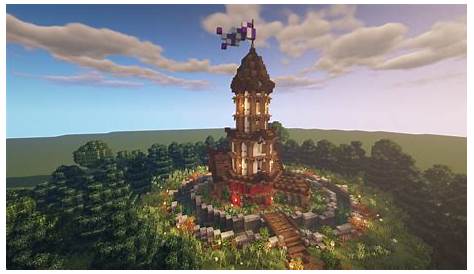 A medieval tower i made :D : r/Minecraftbuilds