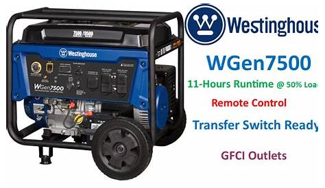 Westinghouse 9500 Df Generator Reviews / Westinghouse Egd Wgen9500df
