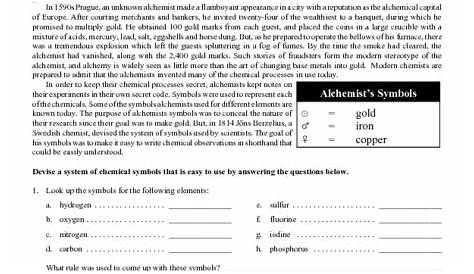 modern chemistry worksheet answers