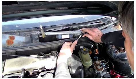Windshield Wiper Motor Removal - YouTube