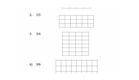 shading fractions worksheet 2 grade