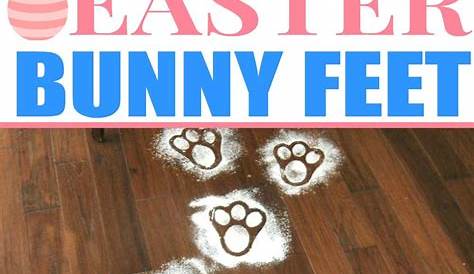 Free Printable Easter Bunny Feet Template - Simple Made Pretty