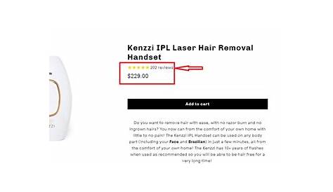 Kenzzi Reviews - 99.9% SCAM Laser Hair Removal *Don't Buy*