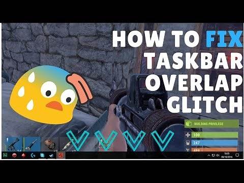 How to FIX Taskbar Overlapping Full-Screen Game/Video