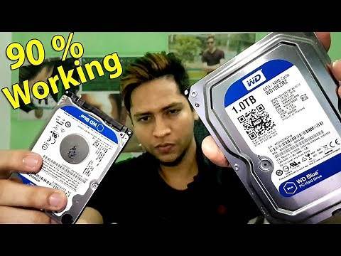 How to fix any corrupted not responding or dead hard disk easily | hard disk repair