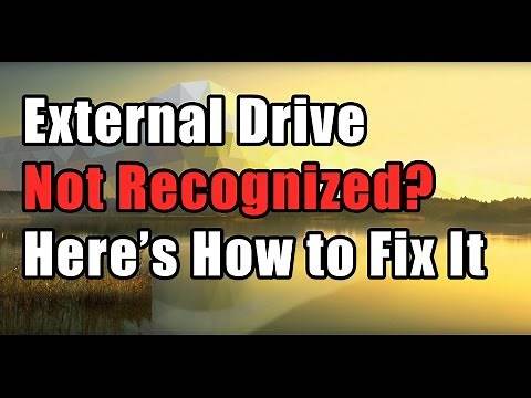 How to Fix External Drive Not Recognized Error in Windows
