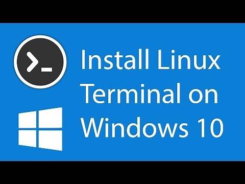 How to install the Linux Terminal on Windows 10