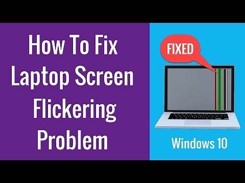 How to fix laptop screen flickering problem - Windows 10