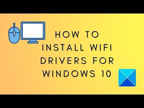 How to install WiFi drivers for Windows 10
