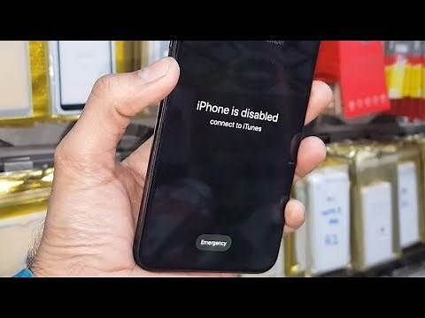 iPhone is disabled connect to iTunes - how to open without data save itunes
