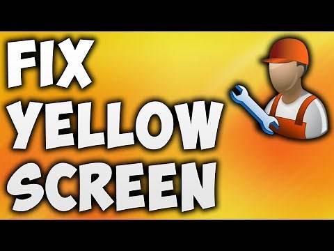 How To Fix Yellow Screen On Windows 10 - Solve Computer or PC Yellow Screen Problem