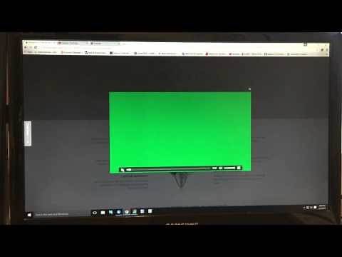 Permanent fix: How to fix Green Video Screen for windows 10 in Google Chrome