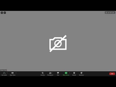 How to Fix Zoom Camera (Webcam) Not Working Problems on Windows 10